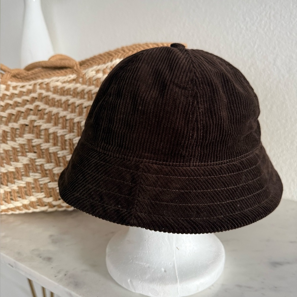 Brown Corduroy Bucket Hat - Picture 4 of 7